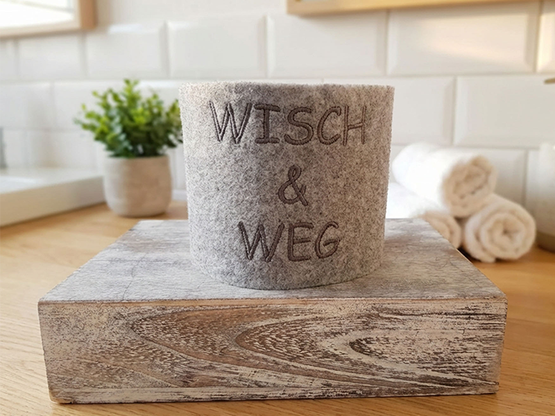 Preview: Sprüche für Klopapierrollen - Stickdatei